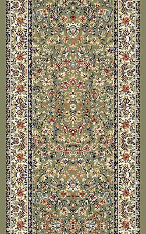Dynamic Stair Runner Ancient Garden Green Stair Runner 57078-4444-31inSold By the Foot