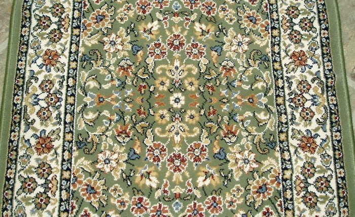 Dynamic Stair Runner Ancient Garden Green Stair Runner 57078-4444-31inSold By the Foot