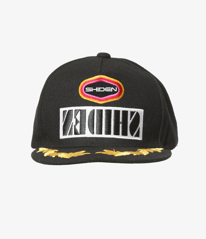 Apolo Cap - Black - Wool Melton