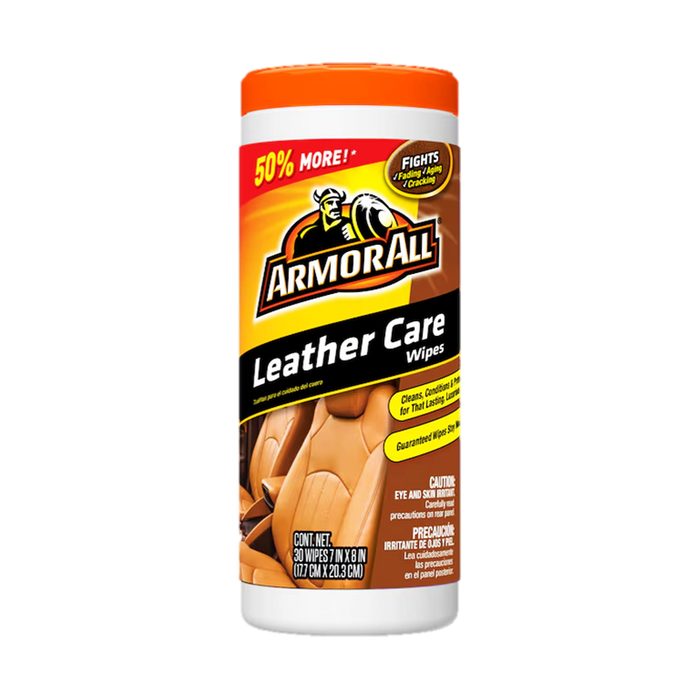 Armor All Leather Care Wipes - 30ct