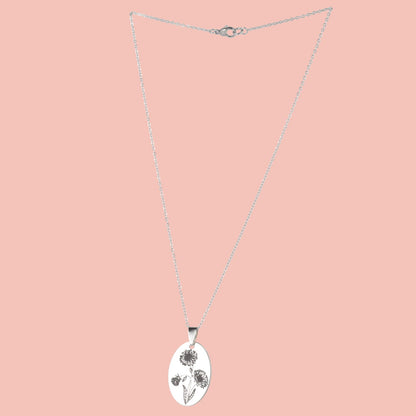 September Birth Flower Necklace - Aster