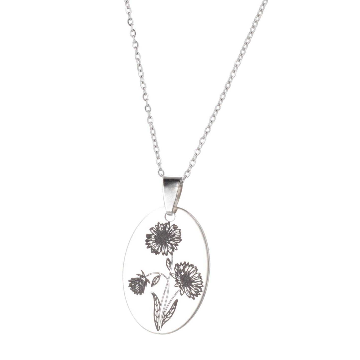 September Birth Flower Necklace - Aster