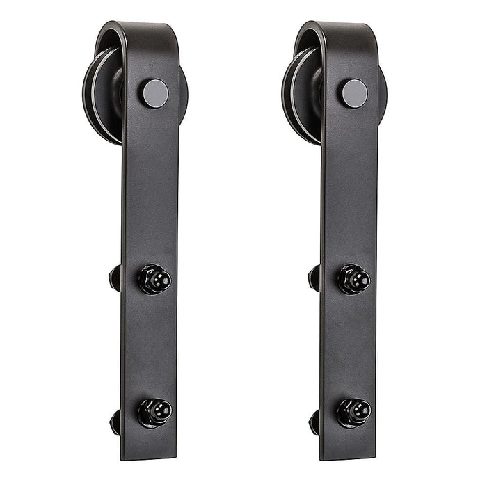 Barn Door Hardware - Sliding Door Hardware Strap Hangers - Oil Rubbed Bronze