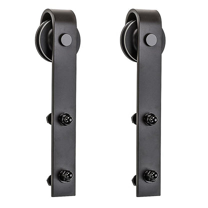 Barn Door Hardware - Sliding Door Hardware Strap Hangers - Oil Rubbed Bronze