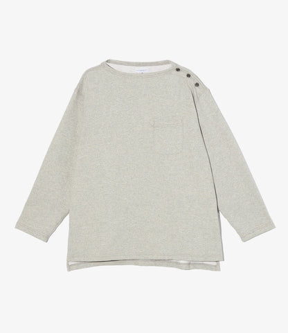 Basque Shirt - Heather Grey French Terry