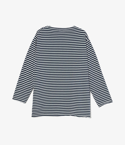 Basque Shirt - Navy/White PC Stripe Jersey