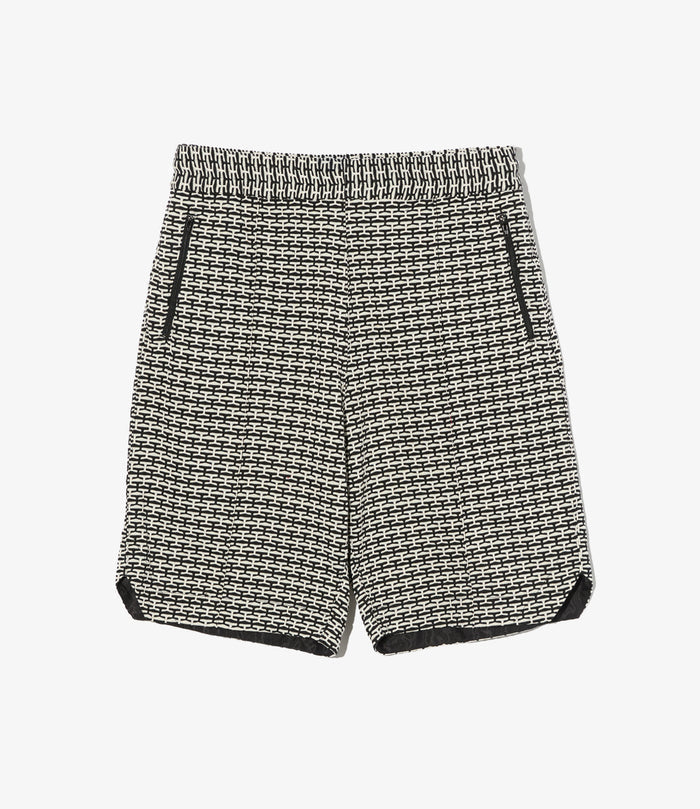 BB Shorts - Black/White CP Horizontal Knit Jq.