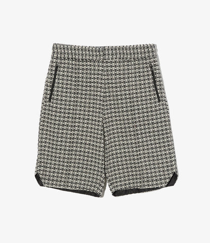 BB Shorts - Black/White CP Horizontal Knit Jq.