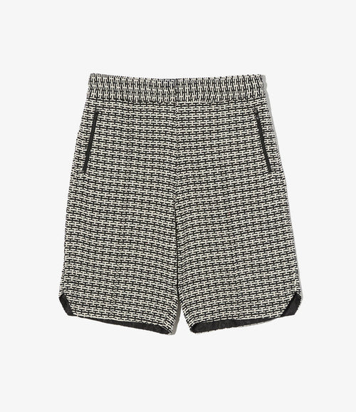 BB Shorts - Black/White CP Horizontal Knit Jq.