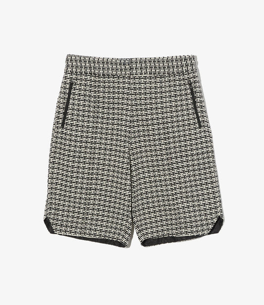 BB Shorts - Black/White CP Horizontal Knit Jq.