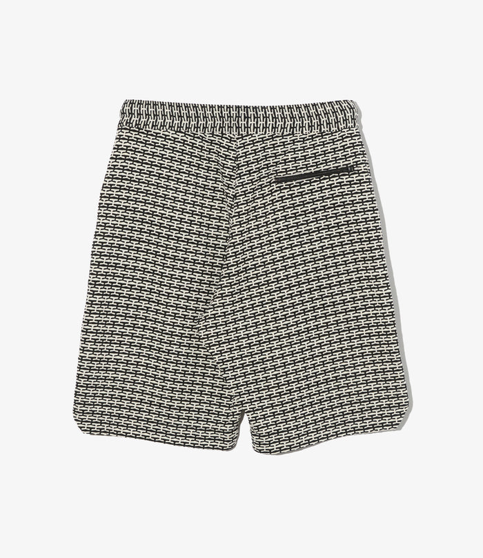 BB Shorts - Black/White CP Horizontal Knit Jq.