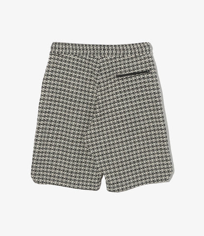BB Shorts - Black/White CP Horizontal Knit Jq.