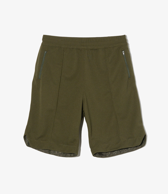 BB Shorts - Olive Diamond Poly Knit