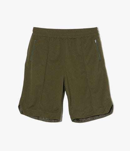 BB Shorts - Olive Diamond Poly Knit