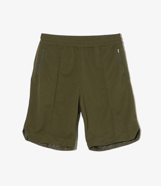 BB Shorts - Olive Diamond Poly Knit