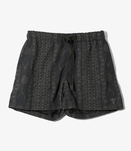 Belted Short - Native S&T - Nylon Tussah