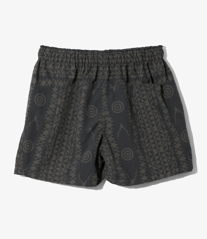 Belted Short - Native S&T - Nylon Tussah