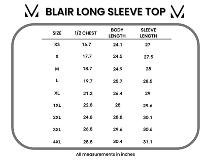 Blair Long Sleeve Top - Haunted Halloween