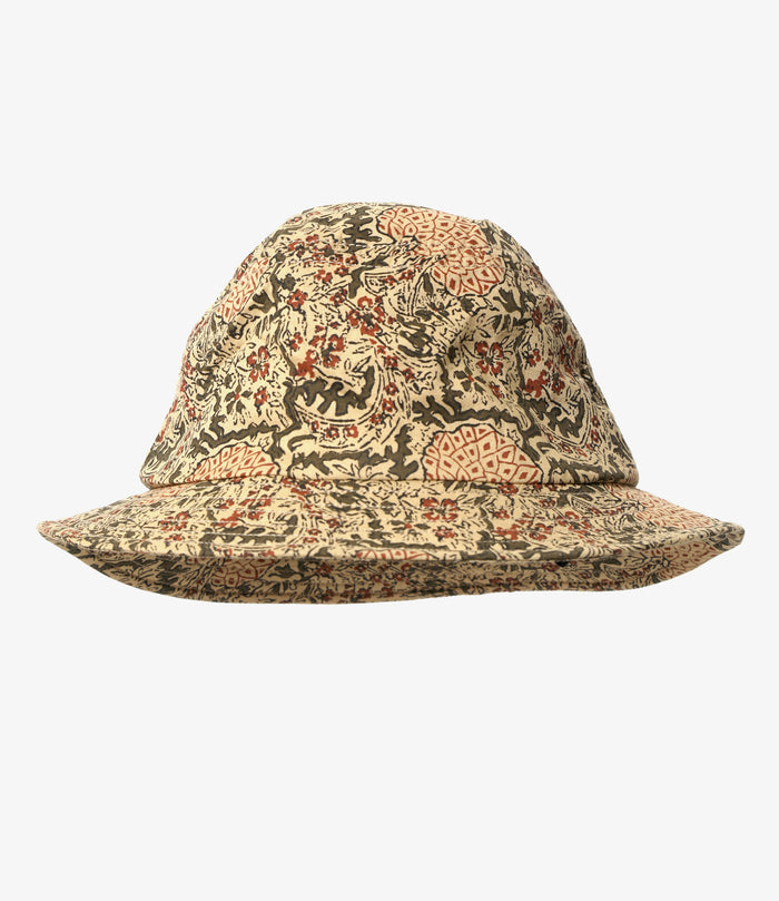 Bucket Hat - Beige - Batik Printed