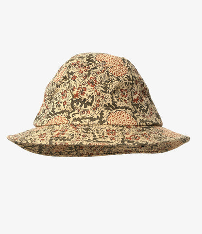 Bucket Hat - Beige - Batik Printed