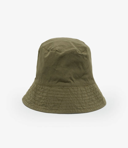 Bucket Hat - Olive Cotton Sanded Cloth