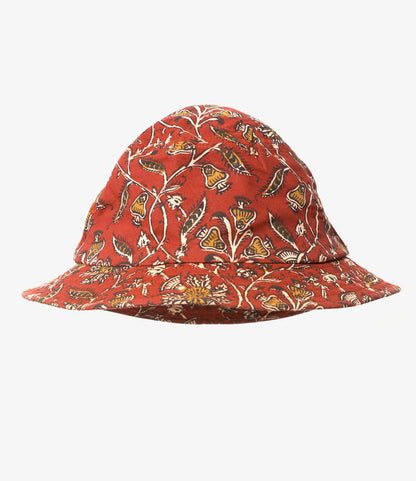 Bucket Hat - Red - Batik Printed