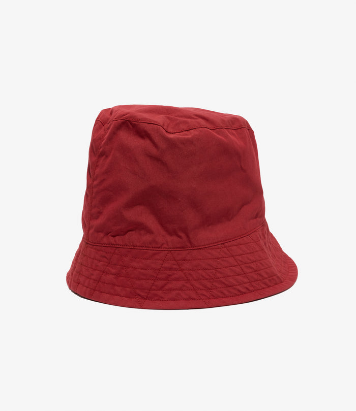 Bucket Hat - Red Lt. Weight Nyco Poplin