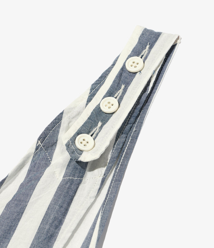 Butchers Apron - Blue/White Stripe Cotton Chambray