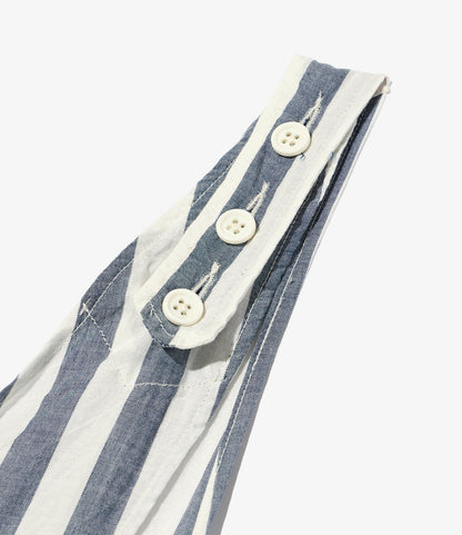 Butchers Apron - Blue/White Stripe Cotton Chambray