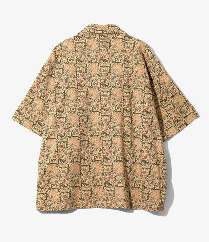 Cabana Shirt - Beige - Batik Printed