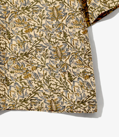 Cabana Shirt - Blue - Batik Printed