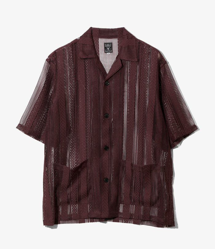 Cabana Shirt - Dk. Purple - Poly Lace Jq.