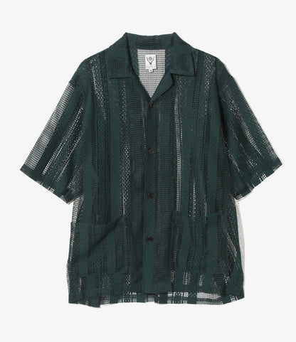 Cabana Shirt - Green - Poly Lace Jq.