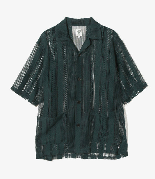 Cabana Shirt - Green - Poly Lace Jq.