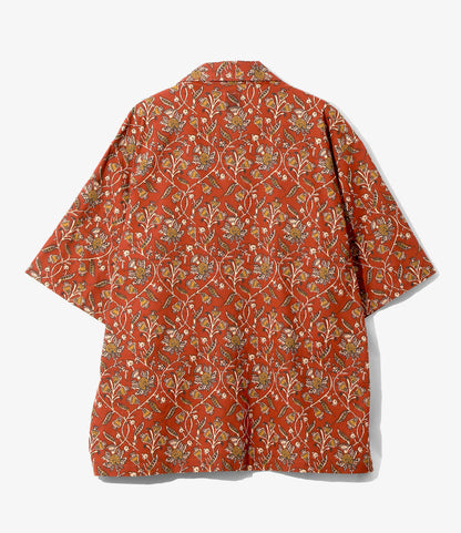 Cabana Shirt - Red - Batik Printed