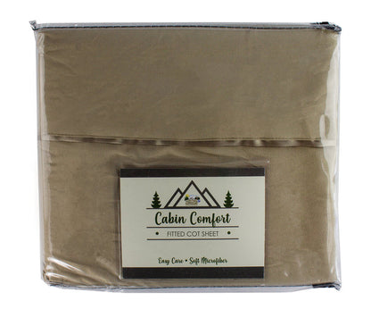 Cabin Comfort Camp Cot Fitted Sheet|61642