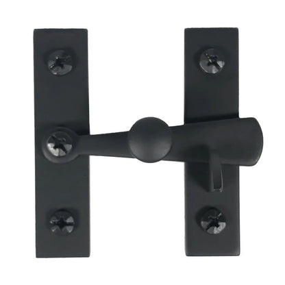 Cabinet Latches - Smooth Knob & Bar - Matte Black Finish - Sold Individually