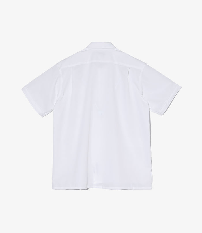 Camp Shirt - White Polyester Mesh
