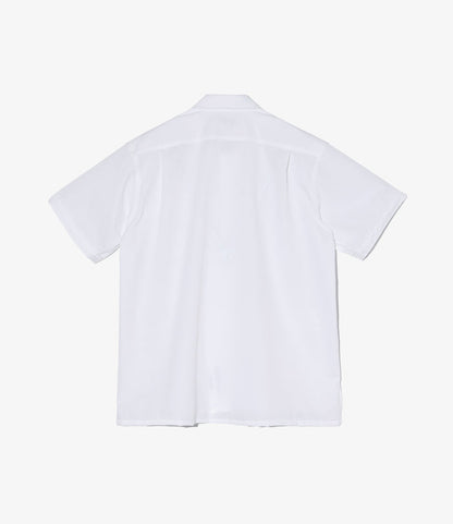 Camp Shirt - White Polyester Mesh