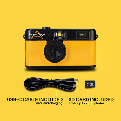 Camp Snap Camera Sunbeam Yellow | CS15OY