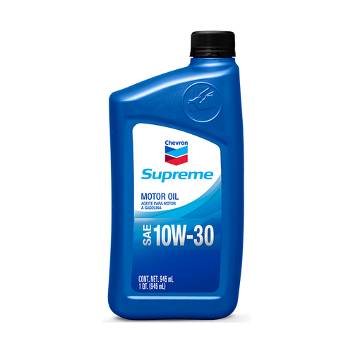 Chevron Supreme Motor Oil 10W-30 - 1 qt