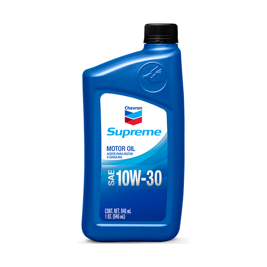 Chevron Supreme Motor Oil 10W-30 - 1 qt