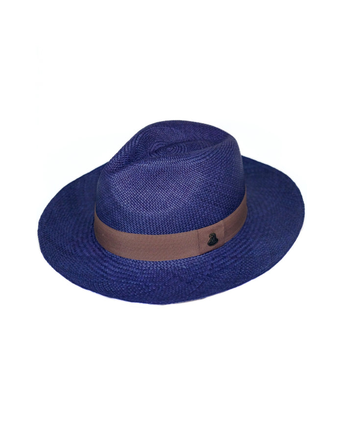 Classic Panama Hat - Navy for Nepenthes Los Angeles