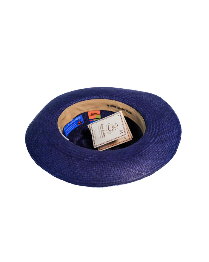 Classic Panama Hat - Navy for Nepenthes Los Angeles