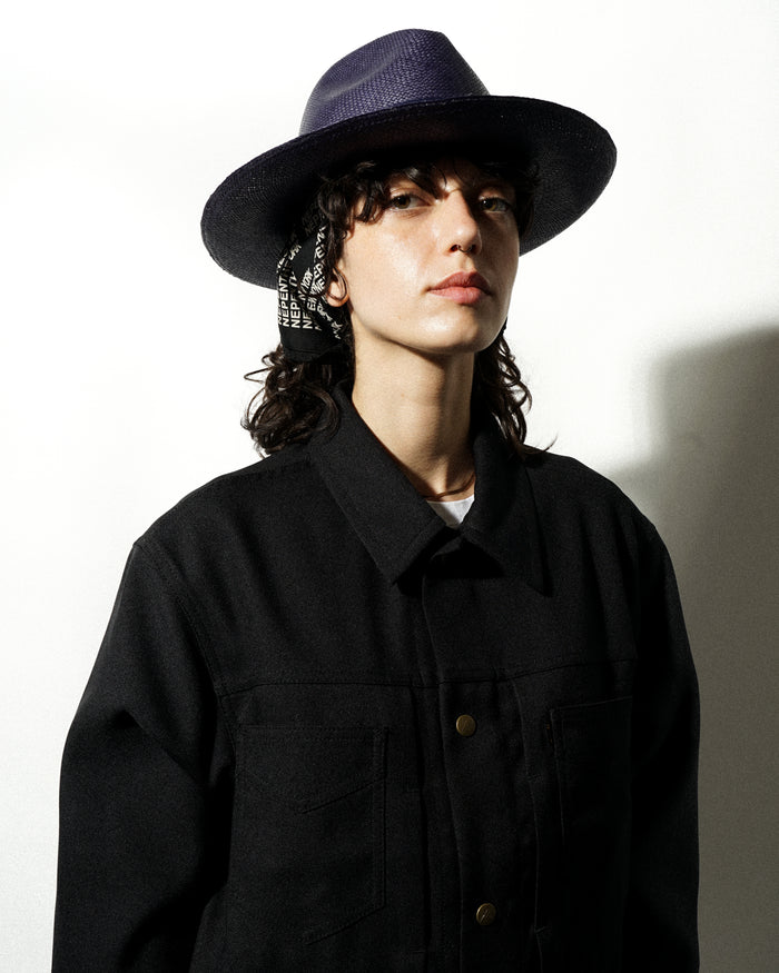Classic Panama Hat - Navy