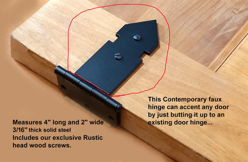 Faux Hinge Arts and crafts craftsman style - Wild West Hardware