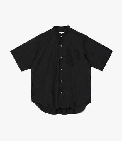 Copley Shirt - Black Cotton Dobby Small Foulard