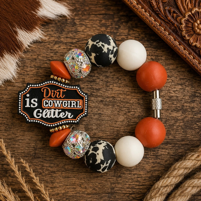 Kacey Musgraves Stanley Cowgirl Glitter Bracelet - Tumbler Handle Charm