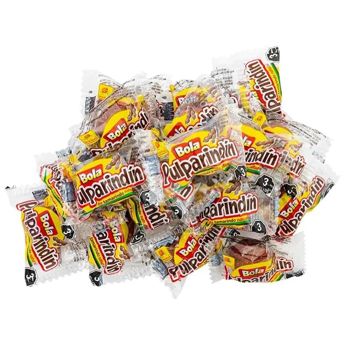 De La Rosa Bola Pulparindin 100 ct available at Mexmax INC, ideal for wholesale buyers seeking spicy candy.