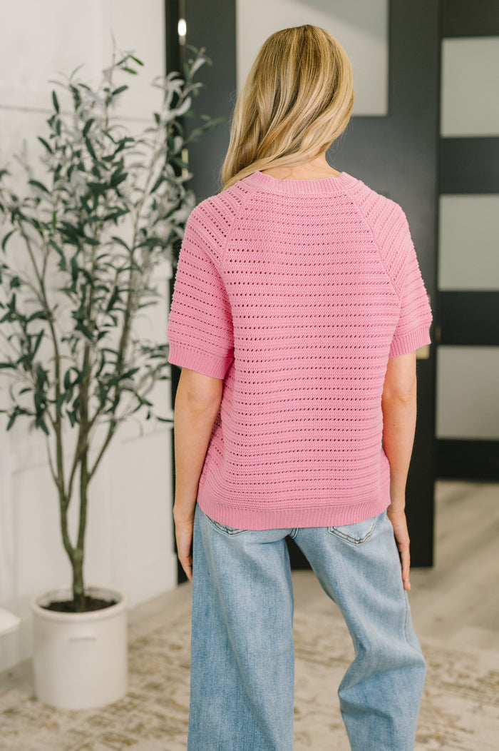 Dreaming All Day Sweater Knit Button Down